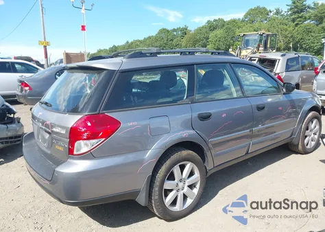 2008 Subaru Outback 2.5I z USA, uszkodzony, nr VIN 4S4BP61C786312627